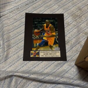 Kobe Bryant autograph Lakers photo with COA